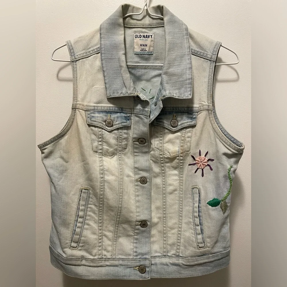 DONATING JULY 28 Denim Vest - Picture 1 of 4